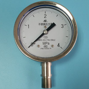 Y-100B-F不銹鋼壓力表